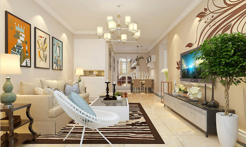 昌茂城邦簡約裝修